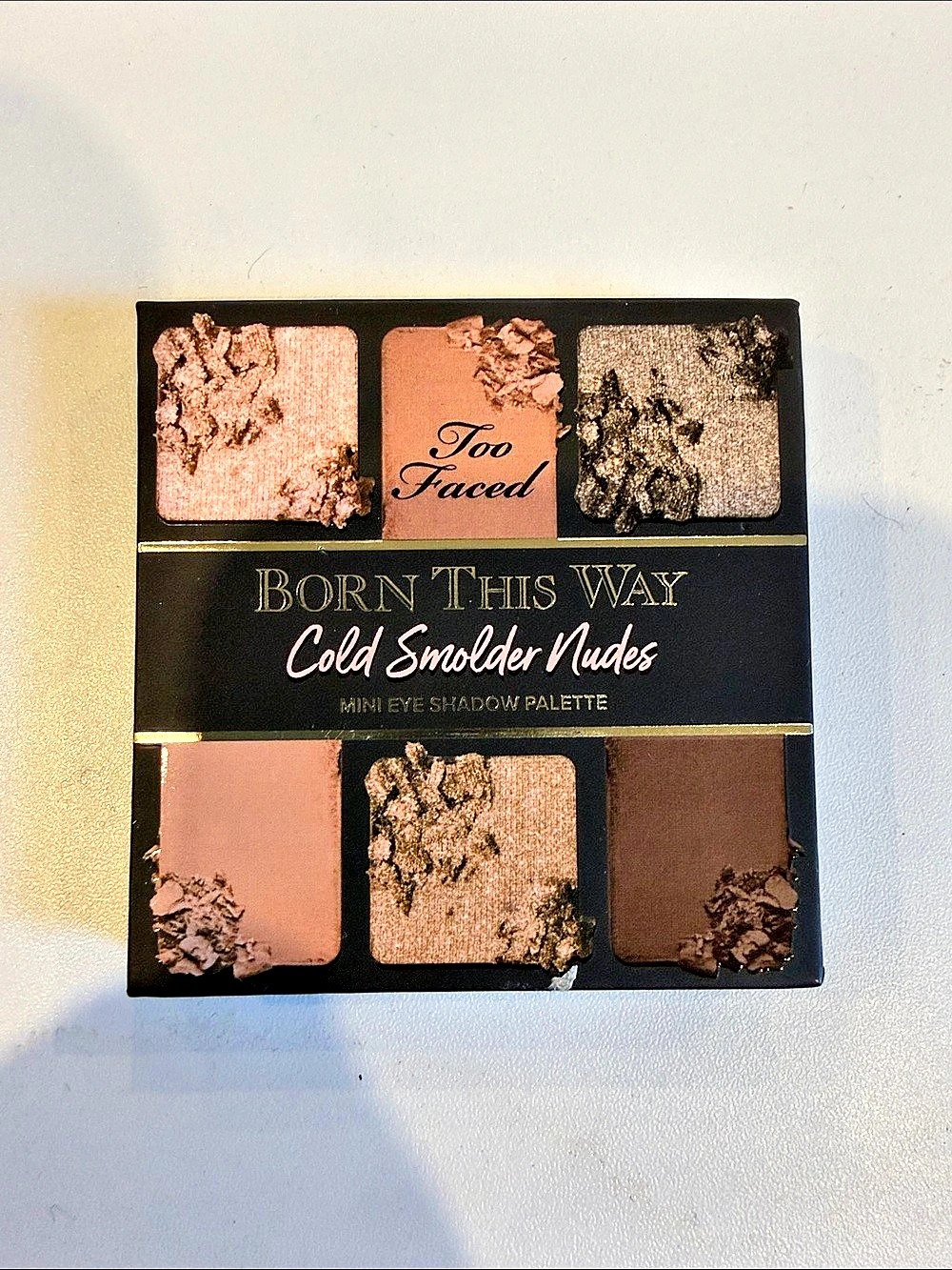 Too Faced Born This Way Cold Smolder Nudes Eye Shadow Palette USED ONCE!